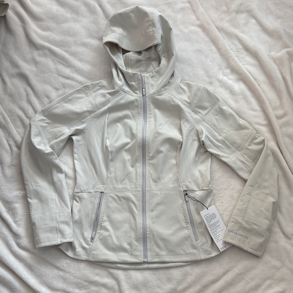 lululemon athletica Cross Chill Jacket, Size L, Bone